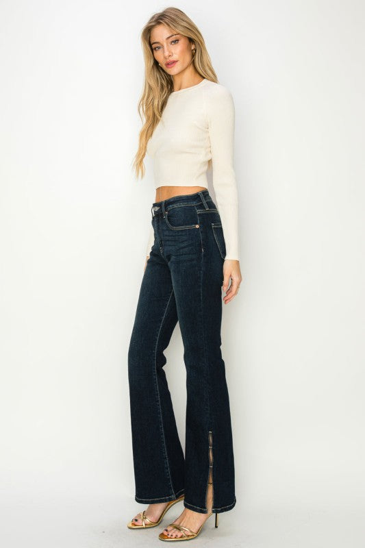 AT2014FLSD - HIGH RISE FLARE JEANS