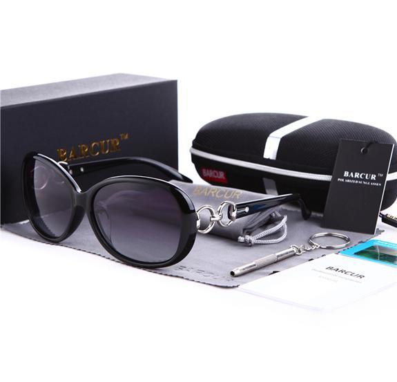 Luxury Elegant New Polarized Sunglasses For Ladies and Women Brand Designer In Vintage Modern Style  With UV400 Protection