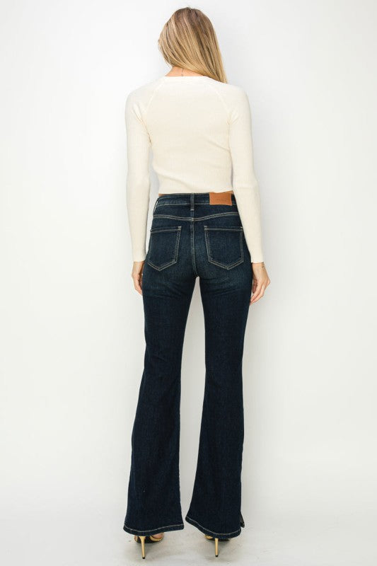 AT2014FLSD - HIGH RISE FLARE JEANS