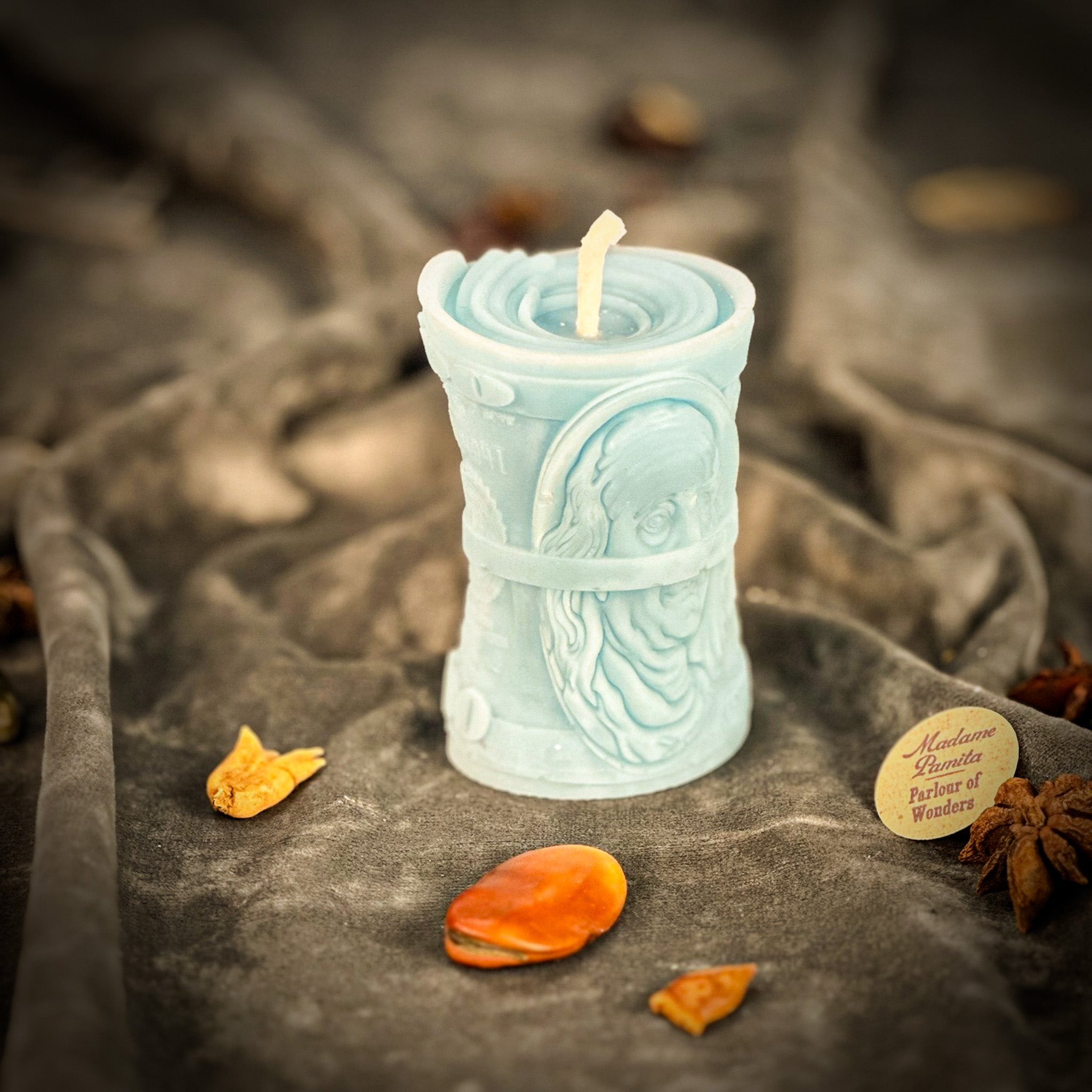 Beeswax Pay Me Spell Candle - Debt Collection & Fair Compensation