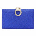Shimmery Evening Clutch Crossbody Bag