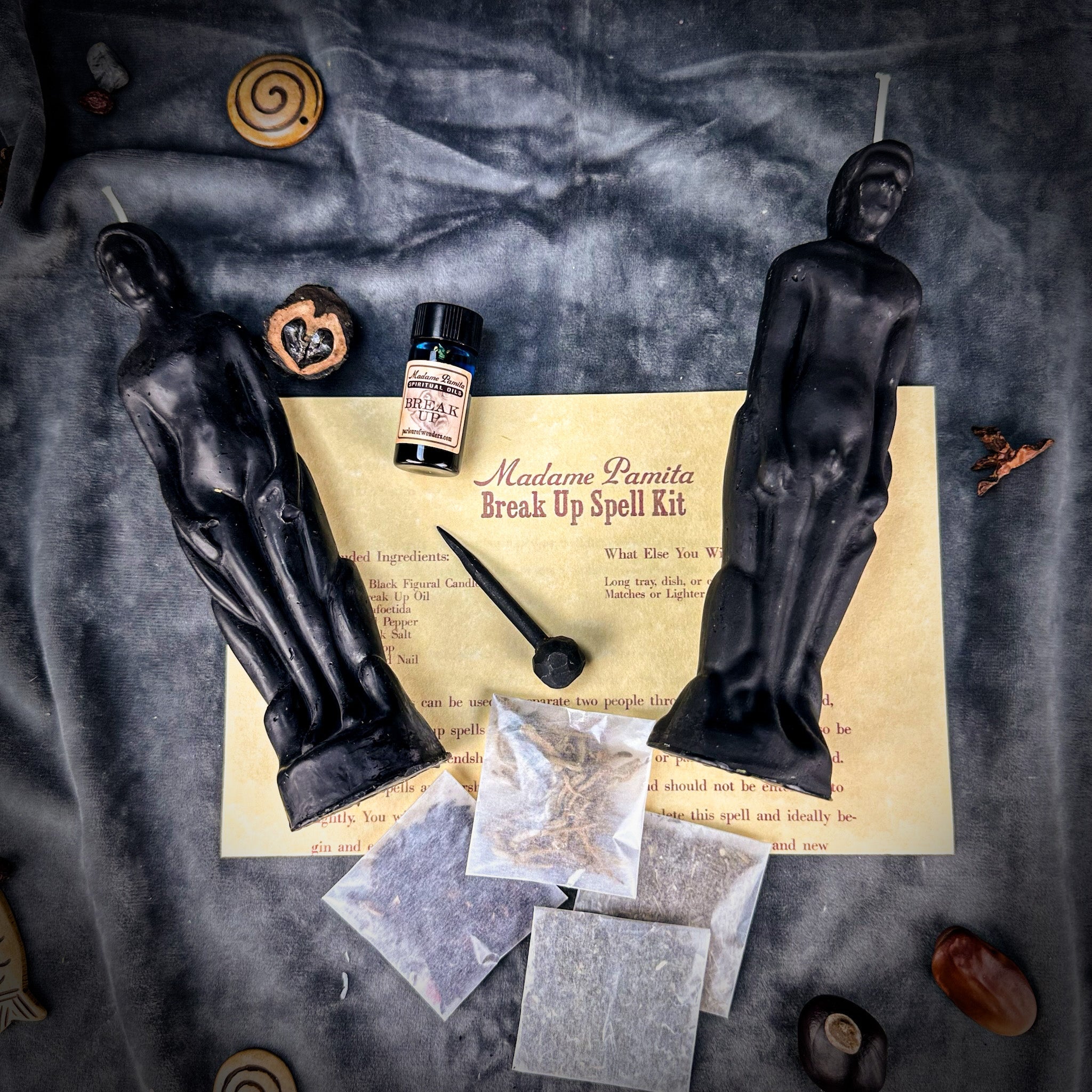 Break Up Candle Spell Kit - Human/Male - End Relationships & Partnerships