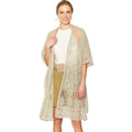 Flower Lace Kimono Poncho