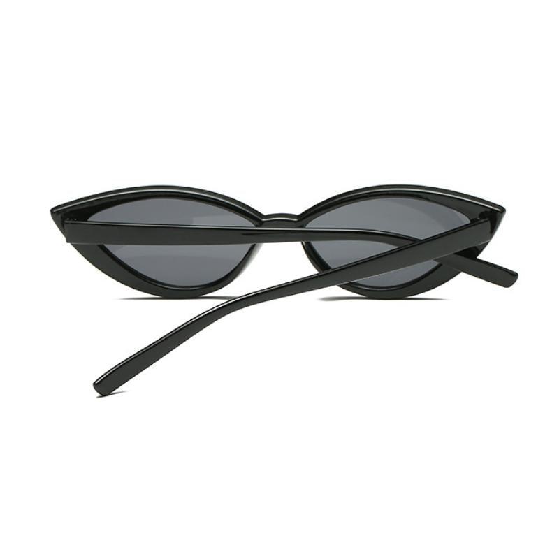 New Vintage Black Cat Eye Sunglasses for  Women Fashion Brand Designer Mirror Sunglasses With UV400 Protection