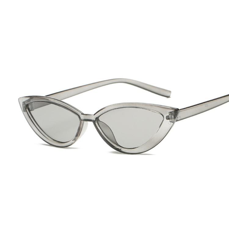 New Vintage Black Cat Eye Sunglasses for  Women Fashion Brand Designer Mirror Sunglasses With UV400 Protection