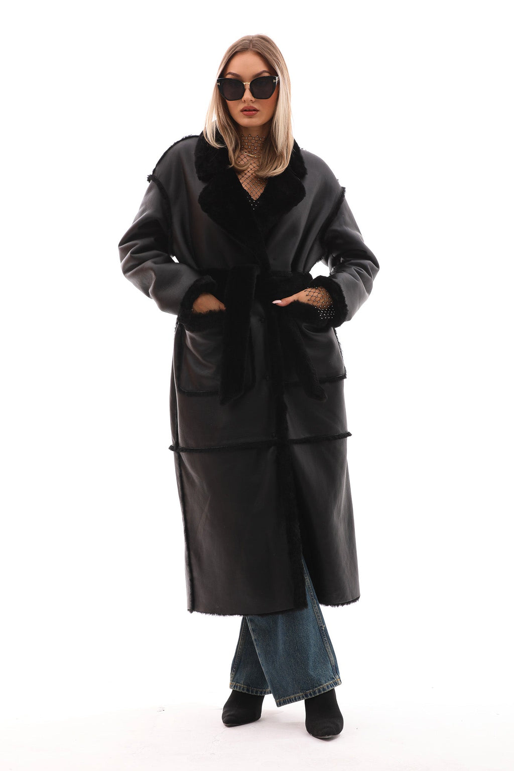 The Virelli Reversible Leather Women Jacket