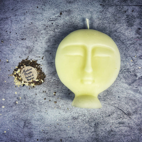 Beeswax Ancestor Spirit Spell Candle - Ancestral Guidance & Protection Magic