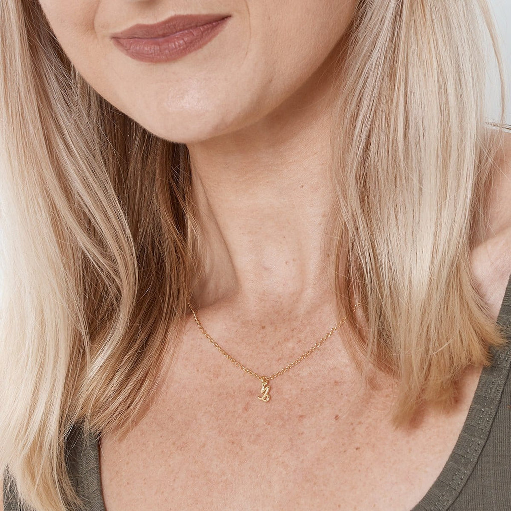 Capricorn Zodiac Deity Necklace