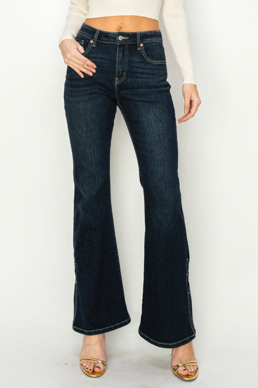 AT2014FLSD - HIGH RISE FLARE JEANS
