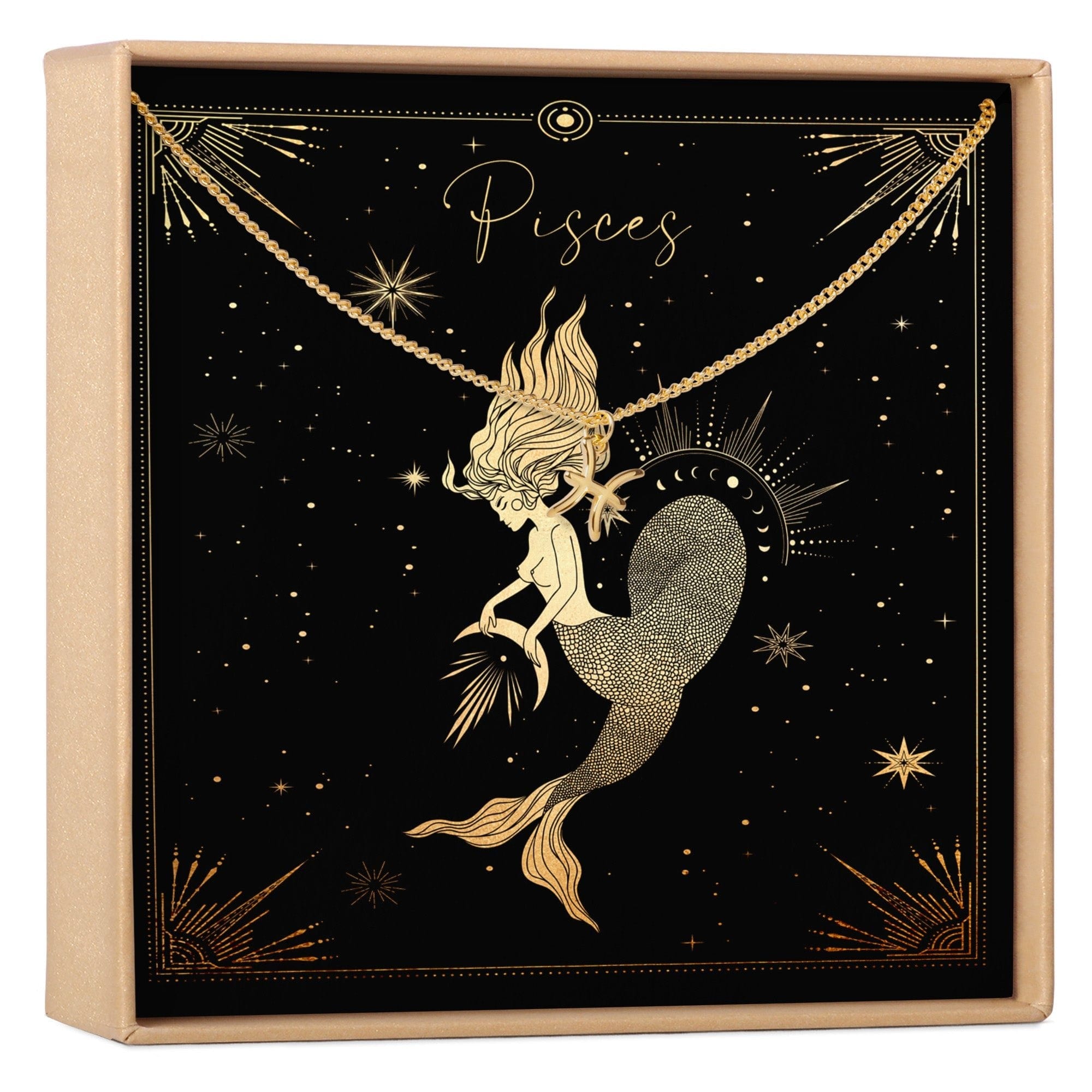 Pisces Zodiac Deity Necklace