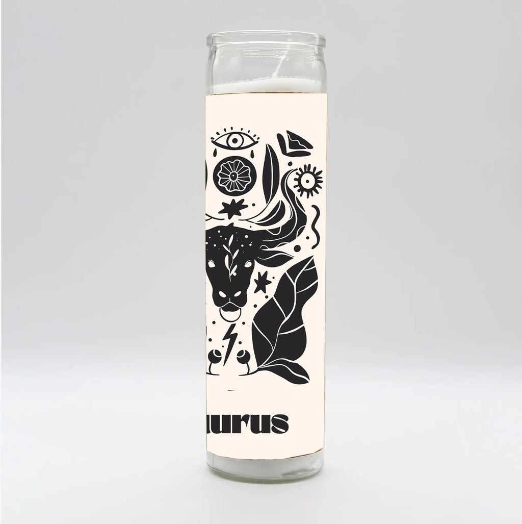 Zodiac Taurus Candle